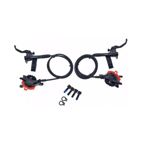 thumbnail image 2 of Shimano XT BL-M8100 / BR-M8100 Hydraulic Disc Brake Set – Front & Rear Levers With J03A Pads 2 of 5